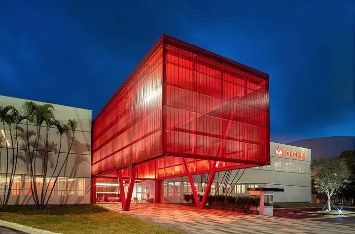SantanderBank桑坦德銀行圣保羅總部科技辦公園區(qū)設計欣賞