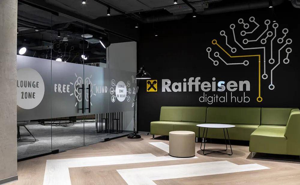 黃色海洋 Raiffeisen Bank銀行IT部門基輔總部辦公室設計欣賞